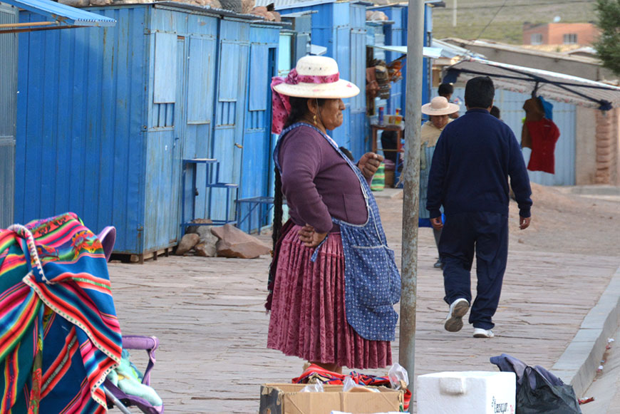 Into the salty desert