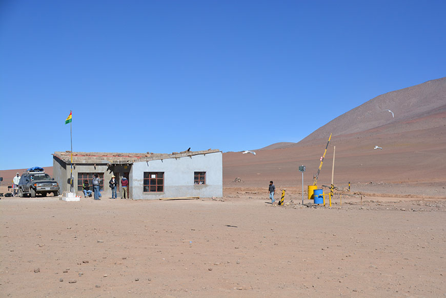 Into the salty desert