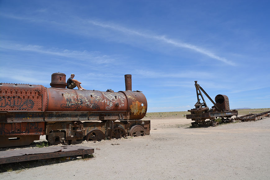 Into the salty desert