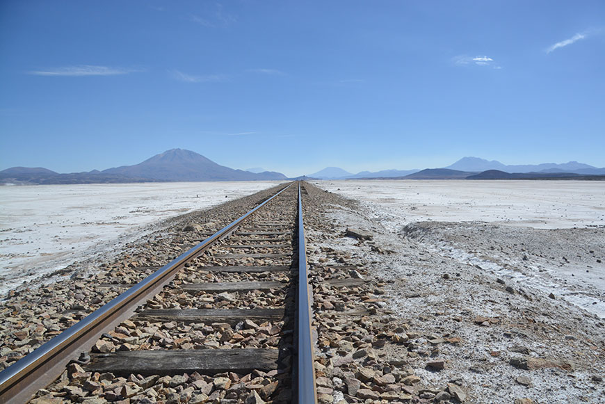 Into the salty desert