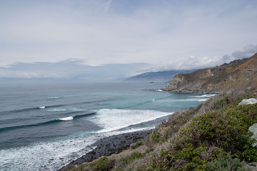 California – along the pacific ocean