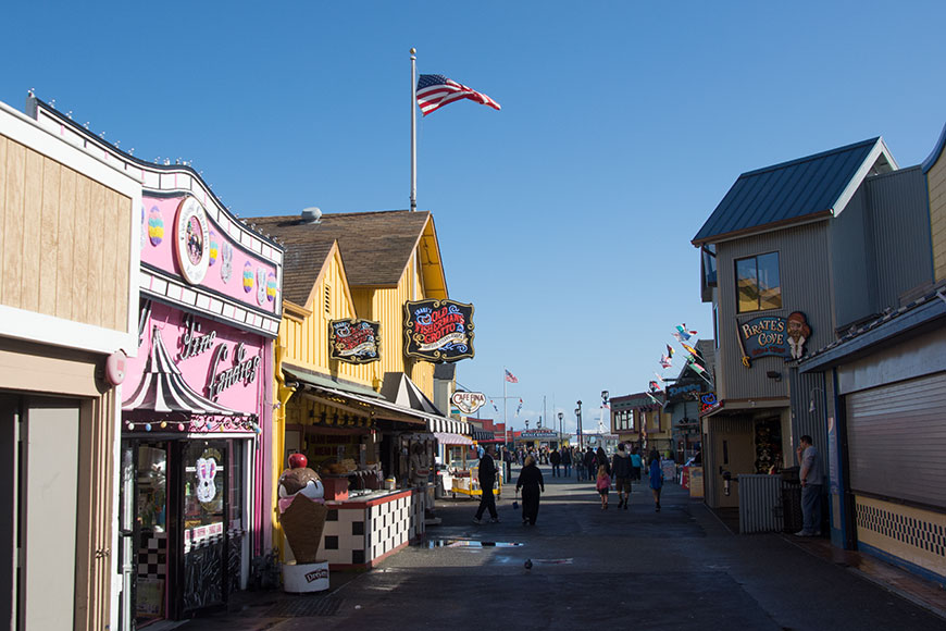 California – along the pacific ocean