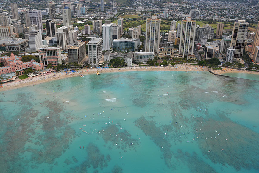 Oahu – a paradise from above