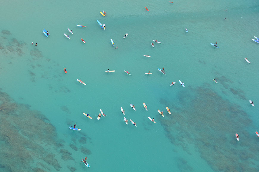 Oahu – a paradise from above