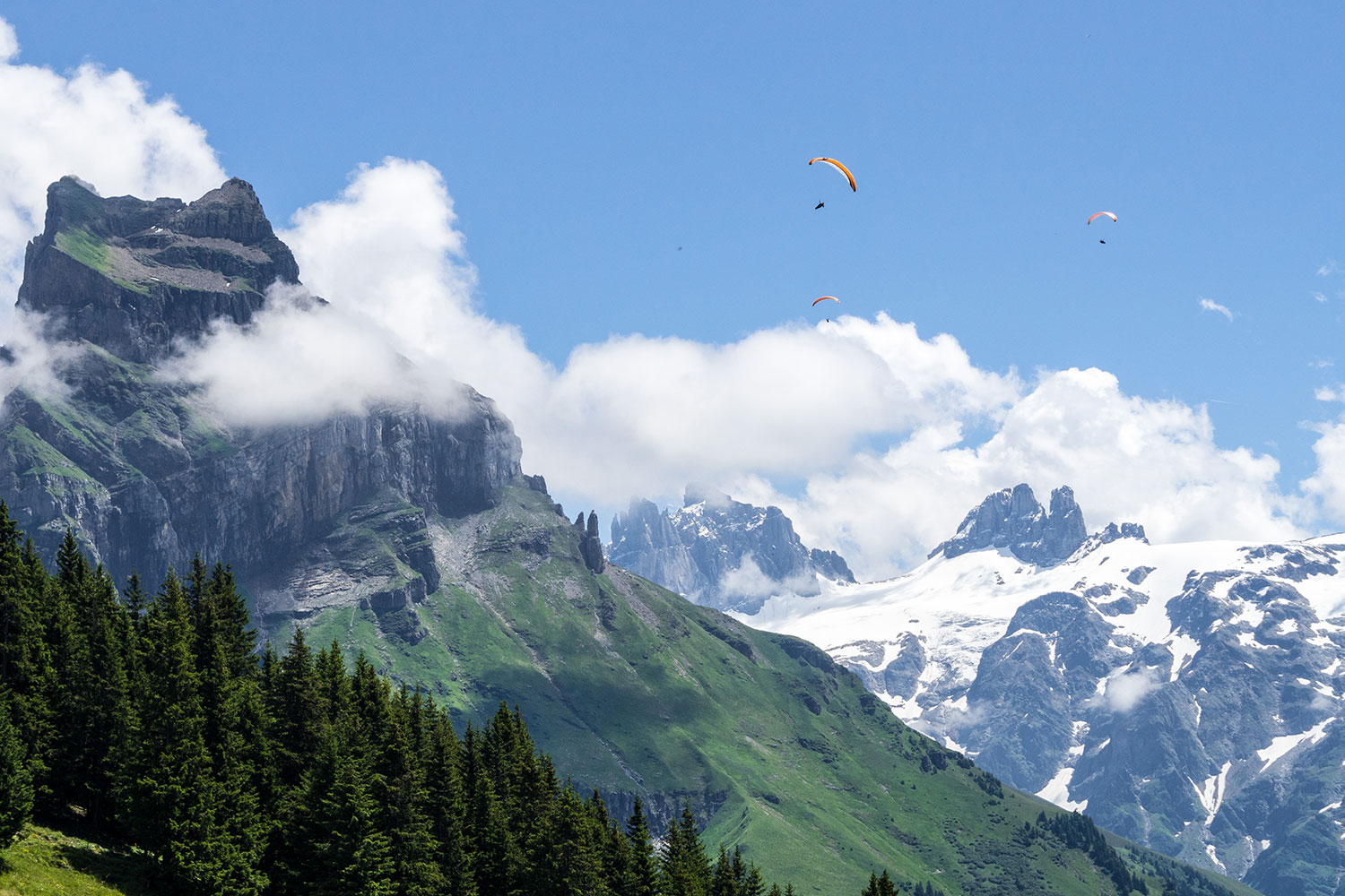 Mit der Mama in den Bergen
