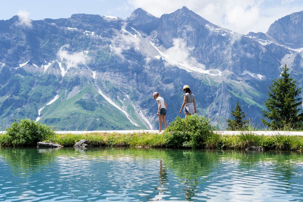 Mit der Mama in den Bergen