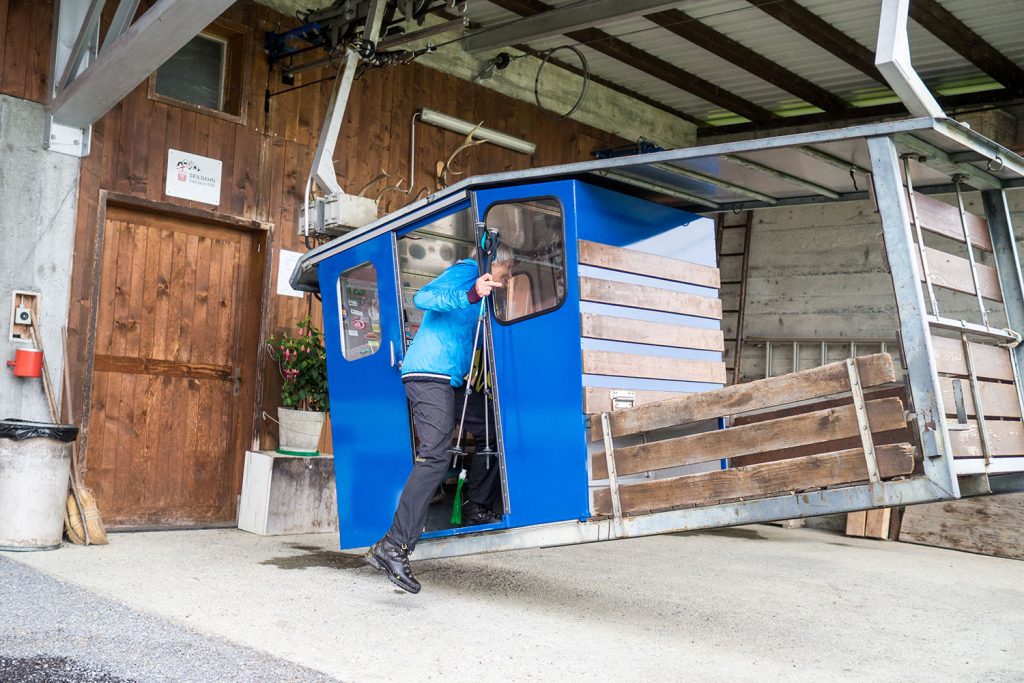 Mit der Mama in den Bergen