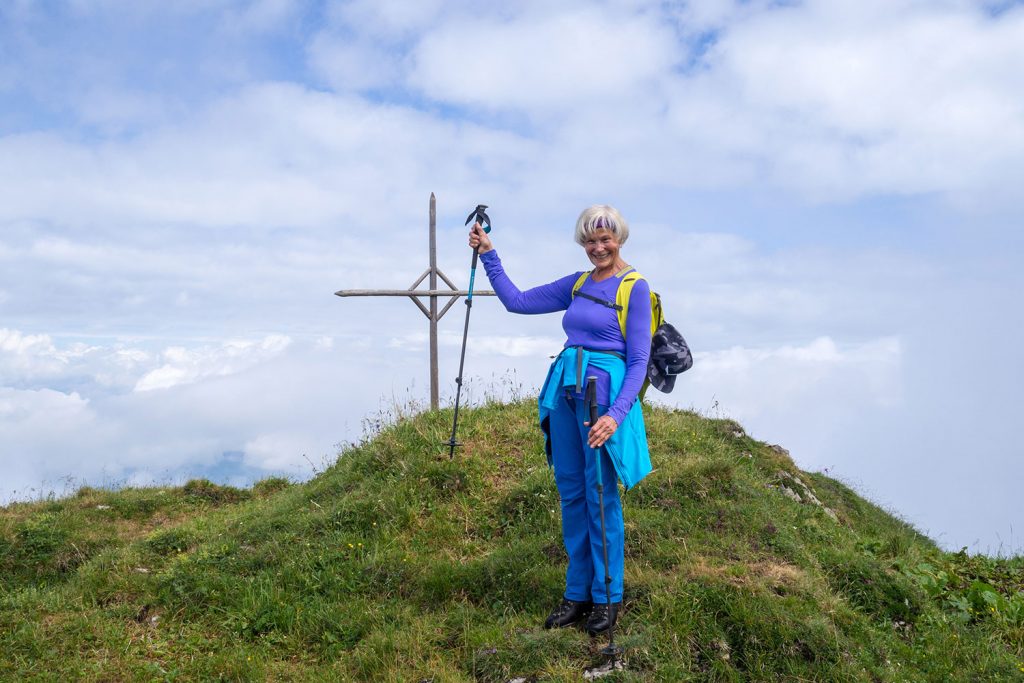 Mit der Mama in den Bergen