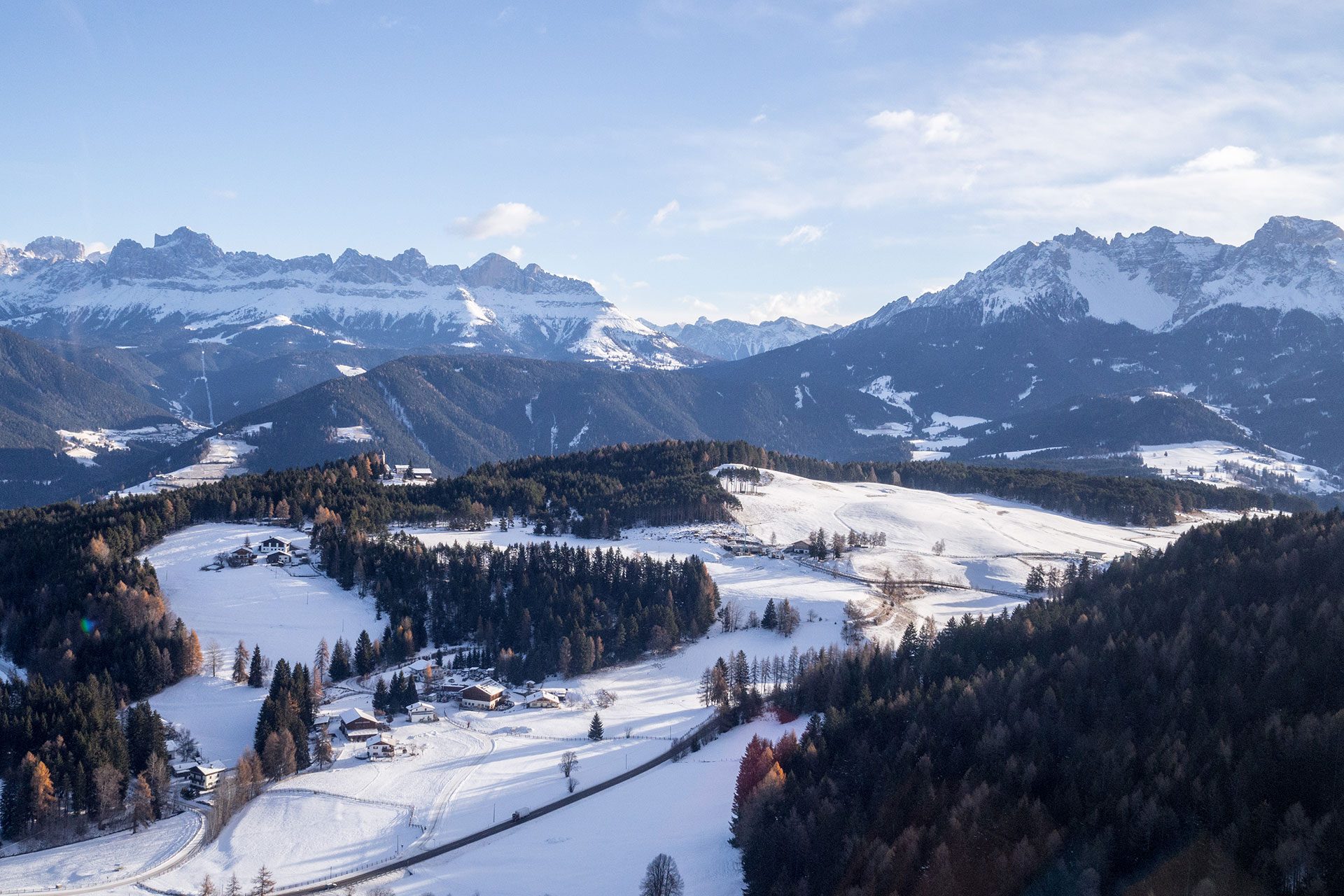 Ready for take off? Die Dolomiten von oben.