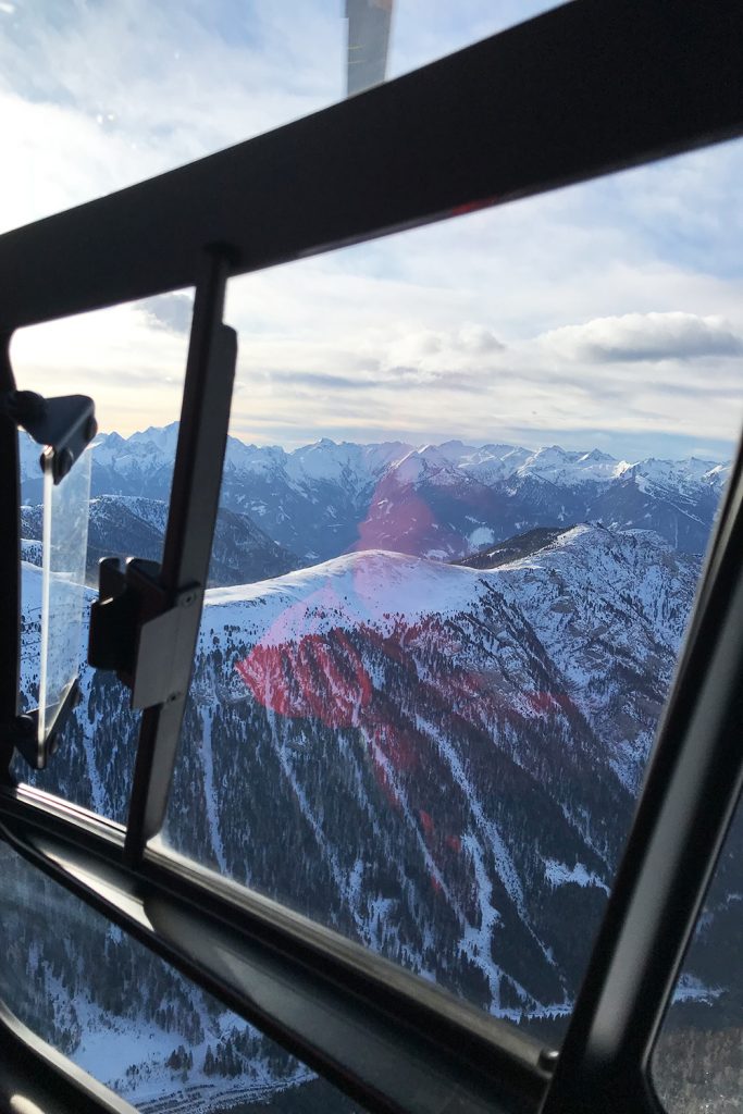 Ready for take off? Die Dolomiten von oben.