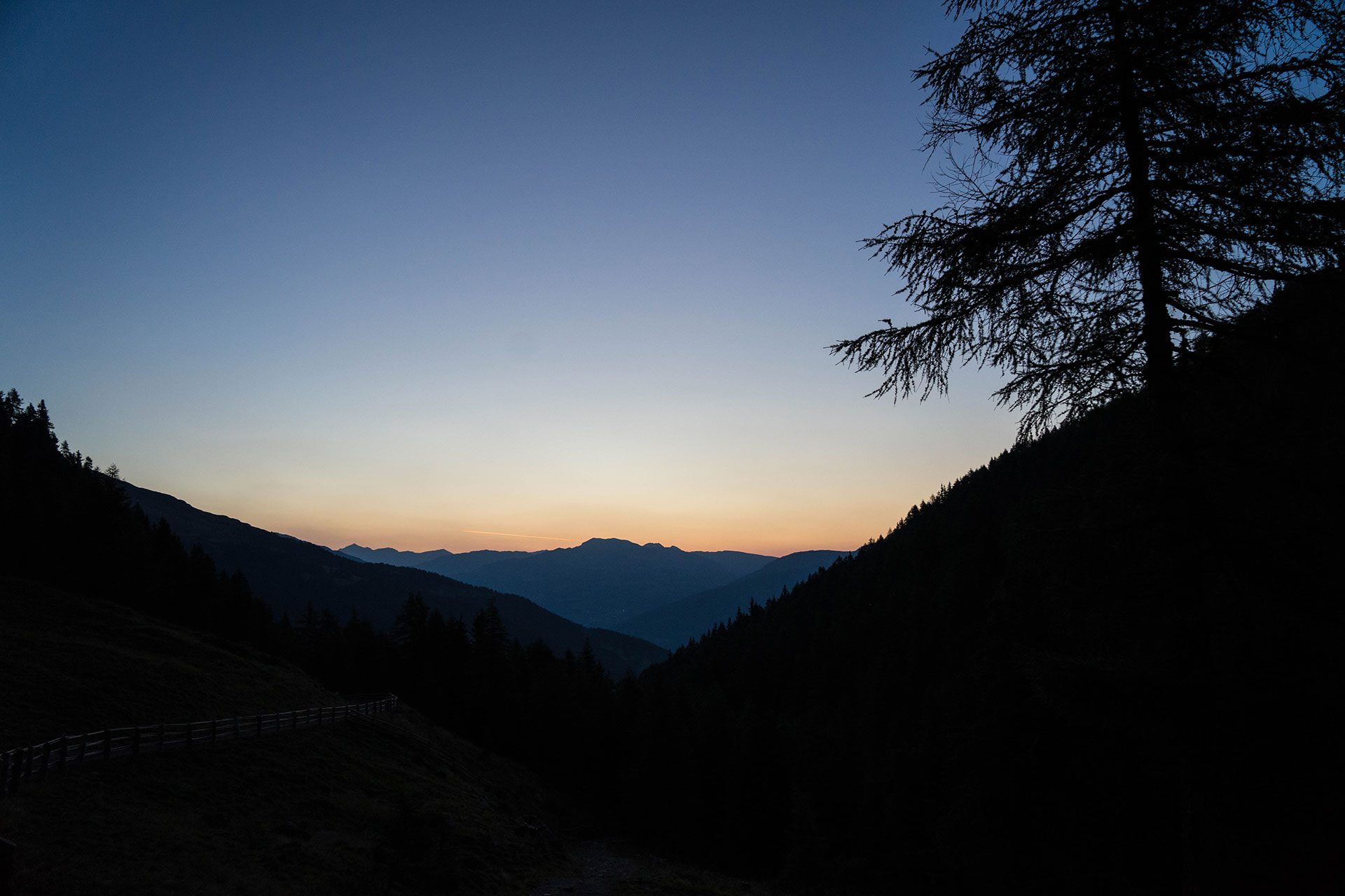 Sonnenaufgang mit „Stoarnernen Mandln“