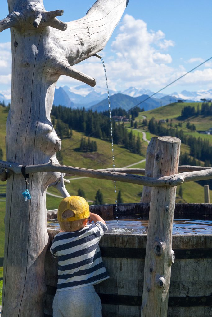 Gemischtes Doppel in den Alpen