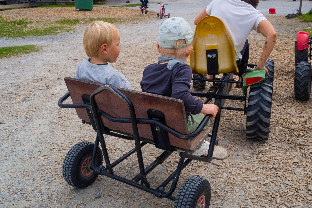 Gemischtes Doppel in den Alpen