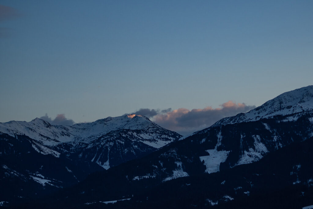 Bis zum Sonnenuntergang. Und noch viel weiter